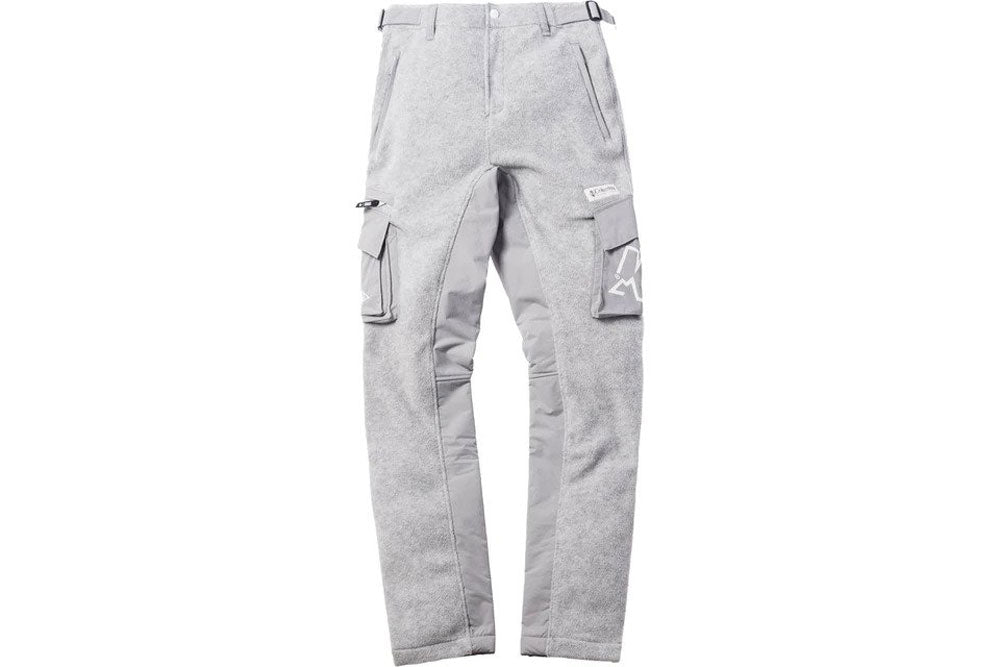 KITH x COLUMBIA Men's Grey Fleece Cargo Pants XO0768 NWT