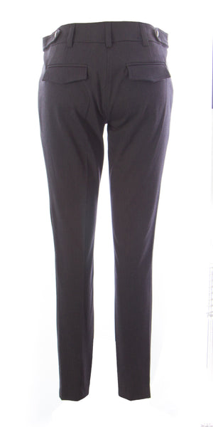 KITTE Women's Dark Grey Polyester Blend Pants T225 $88 NEW