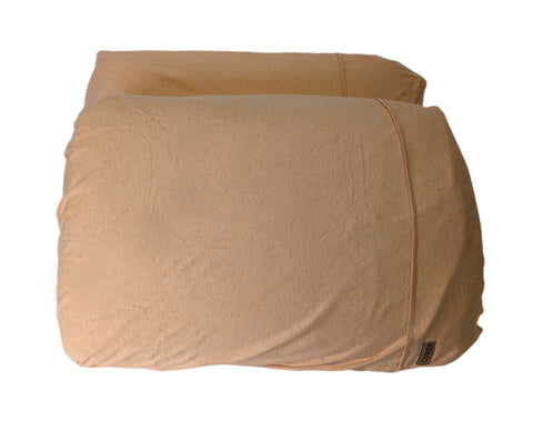 Kip&Co Peach US Standard Size Jersey Pillowcases Set of 2 NWT