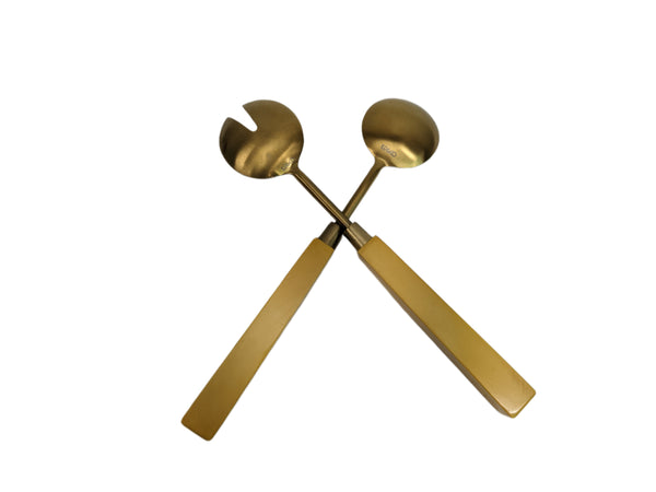 Kip&Co Cirtrus Yellow Salad Servers NEW