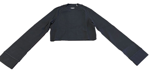 KITH Women's Ellison Cropped Mock Neck Top KHW2064 NWT