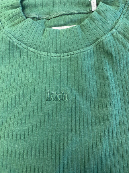 KITH Women's Ellison Cropped Mock Neck Top KHW2064 NWT