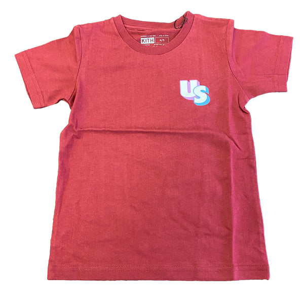 KITH Unisex Kid's US Block T-Shirt KHK3030 NWT