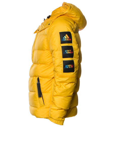 KITH X ADIDAS TERREX Men's ACT Gold Down Anorak Coat GE3223 Small NWT