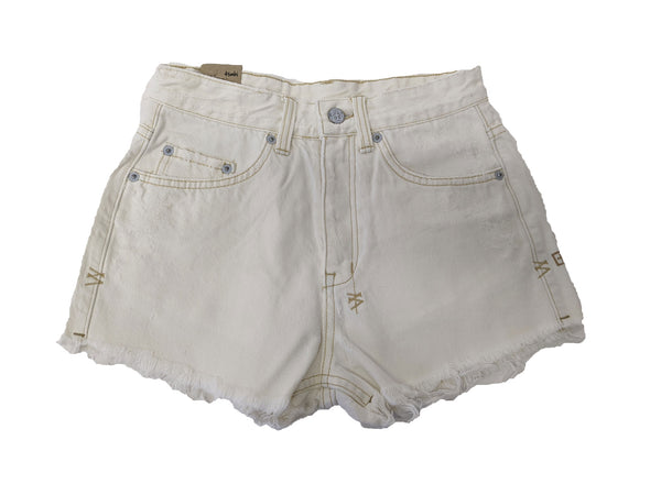 Ksubi Women's Wicked White Tongue n Cheek Cut Off Shorts Size 28 $250 NWT