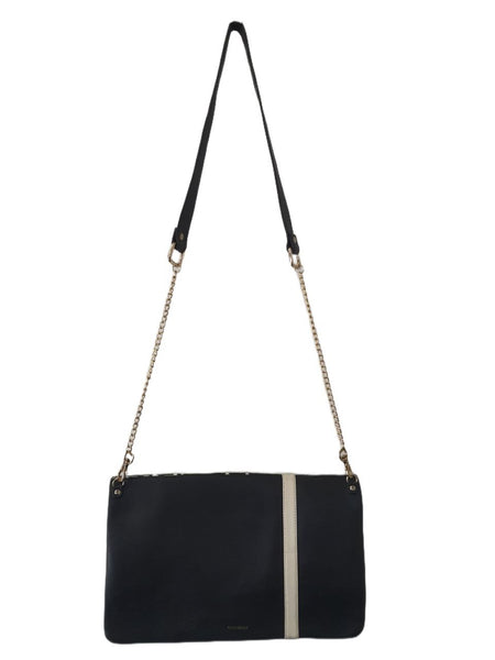 POPINJAY Women's Black Kubic Large Clutch #PY203 13'x8' One Size NWT