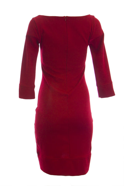 OLIAN Maternity Women's Lined Bodice Boat Neck Sheath Dress $145 NEW