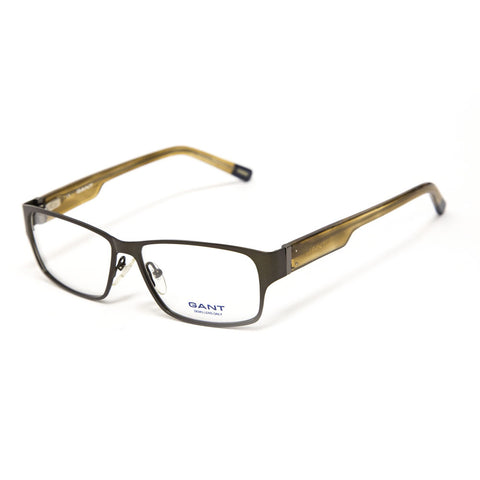 Gant Leopold Rectangular Eyeglass Frames 54mm - Satin Olive NEW