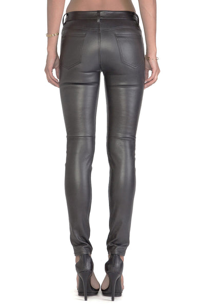 BLK DNM Women's Leather Pant 22 #WJL4401 $995 NWT