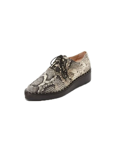 LOEFFLER RANDALL Women's Frances Wedge Oxfords, Graphite, 6B