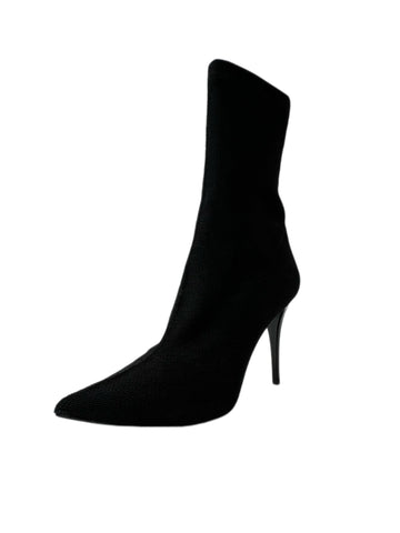 Marina Rinaldi Women's Black Labiale High Heel Ankle Length Boots Size 10 NWB
