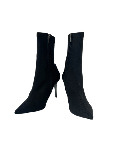 Marina Rinaldi Women's Black Labiale High Heel Ankle Length Boots Size 10 NWB