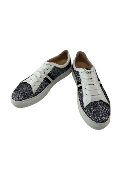 Marina Rinaldi Women's Bianco Labrador Embellished Sneakers NWB