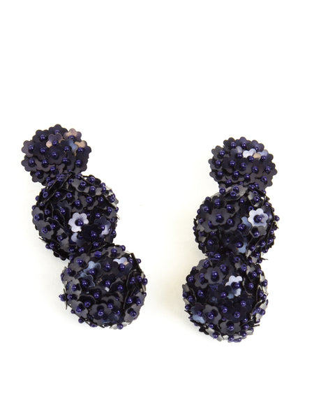 ROBERTA ROLLER RABBIT Women's Lat Tiered Ball Drop Earrings $38 NEW