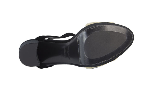 Marina Rinaldi Women's Leonida Velvet Platform Heels, Black