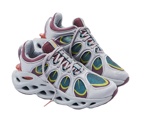 LI-NING x KITH Women's Arc Ace Sneakers, Snow Grey/Black Purple, US 7