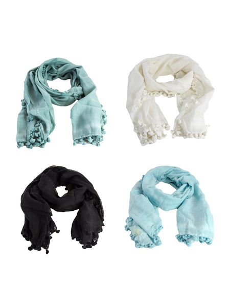 ROBERTA ROLLER RABBIT Women's Liana Silk Blend Scarf $128 NEW