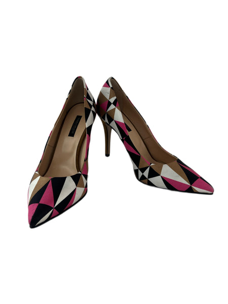 Marina Rinaldi Women's Fuchsia Libeccio Pointed Toe Pumps Size 10 NWB