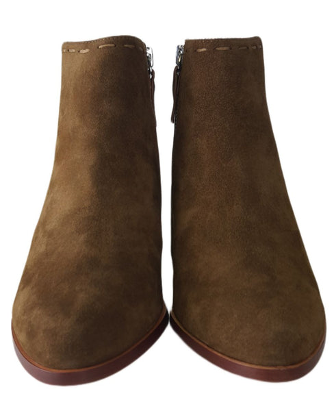 MATT BERNSON Women's Brown Lido Suede Ankle Booties #MB166 NWB