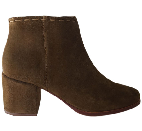 MATT BERNSON Women's Brown Lido Suede Ankle Booties #MB166 NWB