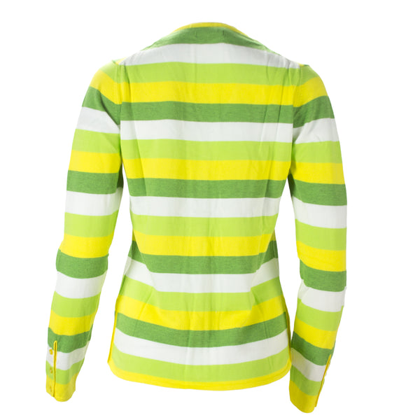 J. LINDEBERG Women's Lima Striped Fine Cardigan $175 NWT