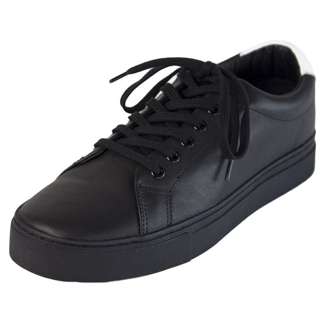 SATURDAYS NYC Men's Black Derek White Detail Sneaker M11606DK55 Sz 9.5 $230 NEW