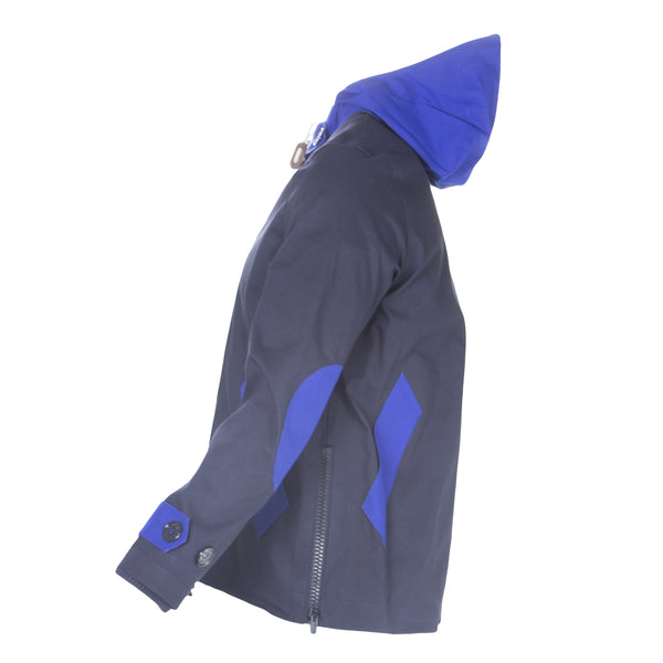 BAND OF OUTSIDERS X MACKINTOSH Navy Bonded Cotton Pullover Jacket Sz 38 $1,995