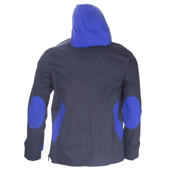 BAND OF OUTSIDERS X MACKINTOSH Navy Bonded Cotton Pullover Jacket Sz 38 $1,995