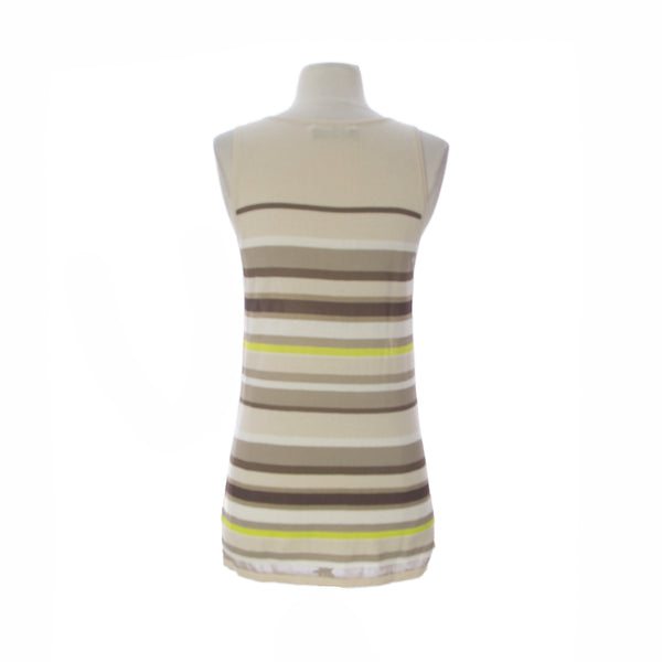 VELVET by Graham & Spencer Women's Putty Sleeveless Sweater Vest $139 NEW