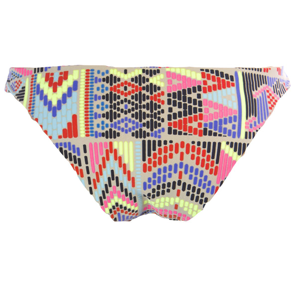 MARA HOFFMAN Mayan Printed Low Rise Bikini Bottom $110 NEW