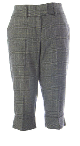 MILA SCHON CONCEPT Women's Grey Glitter Tweed Shorts IT Size 46 $163 NEW