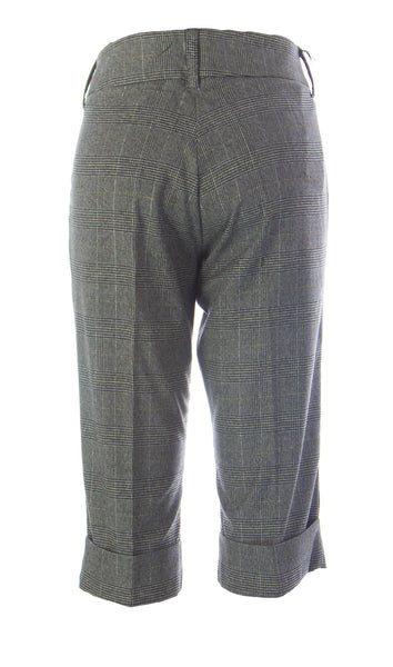 MILA SCHON CONCEPT Women's Grey Glitter Tweed Shorts IT Size 46 $163 NEW