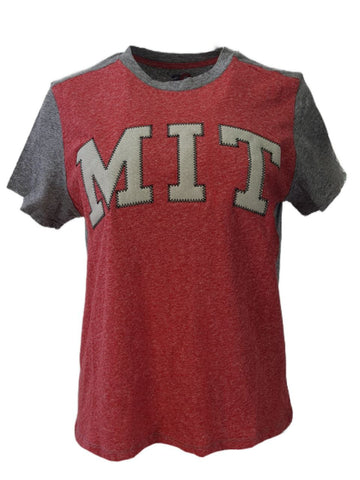 AMERICAN COLLEGIATE Women's Red MIT T-Shirt #W002MIT1A NWT