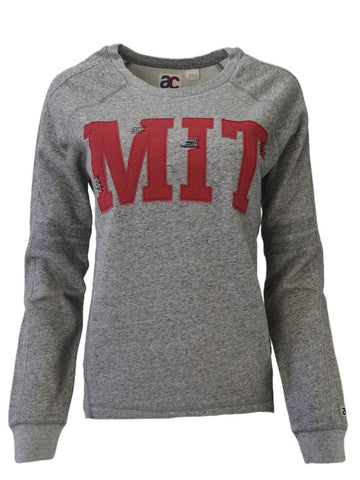 AMERICAN COLLEGIATE Women's Grey MIT Sweatshirt #W013MIT NWT