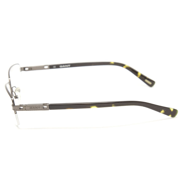 Gant Morris Semi-Rimless Metal Eyeglass Frames 56mm - Satin Gunmetal NEW