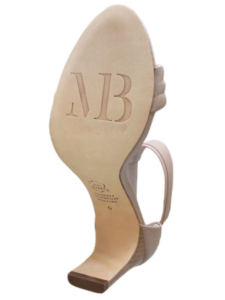 MATT BERNSON Women's Pink Blush Leather Meredian II Sandal #MB162 6 NWB