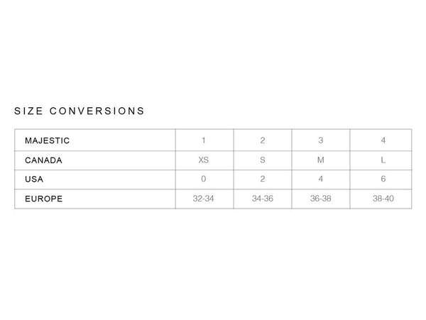 Majestic Filatures Women's Extra Fine Metallic Swing Crew Tee, Metallic Pink, 1