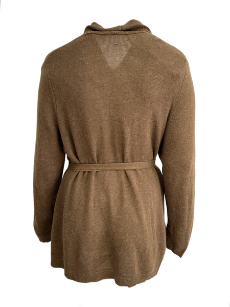 Marina Rinaldi Women's Brown Malia Open Front Cardigan Size XL NWT