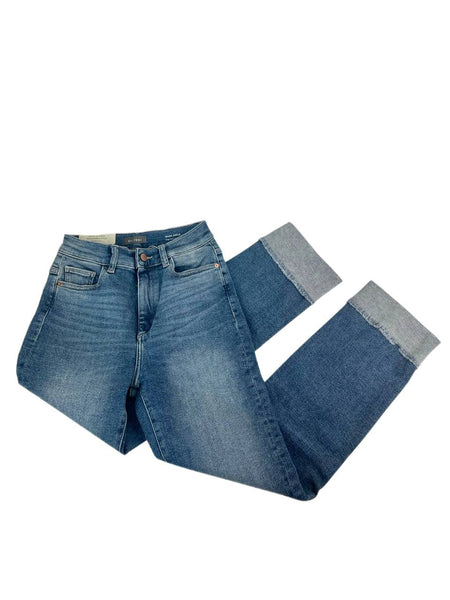 DL1961 Women's Monclair Mara Ankle High Rise Instasculpt Straight Jeans Size 27