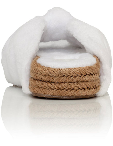 MARA & MINE Women's White Carmen Terry Cloth Espadrilles NEW