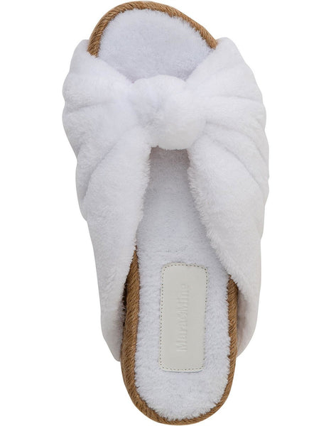 MARA & MINE Women's White Carmen Terry Cloth Espadrilles NEW