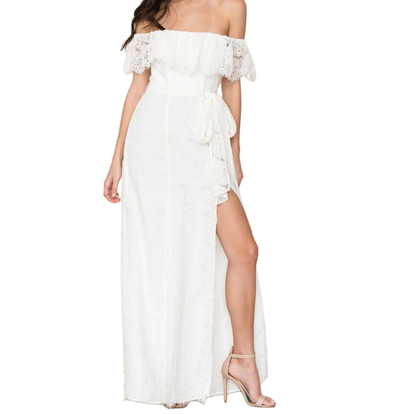 YUMI KIM Women's White Maribella Maxi #DR18093 NWT