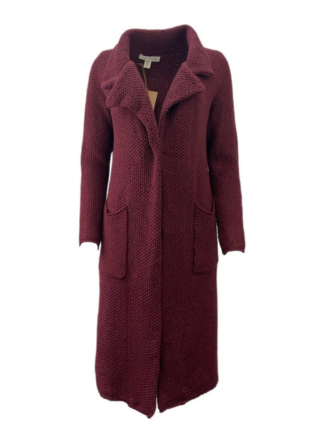 LOST IN LUNAR Women's Merlot Maya Cardigan Size US 4 NWT