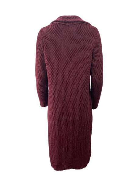 LOST IN LUNAR Women's Merlot Maya Cardigan Size US 4 NWT