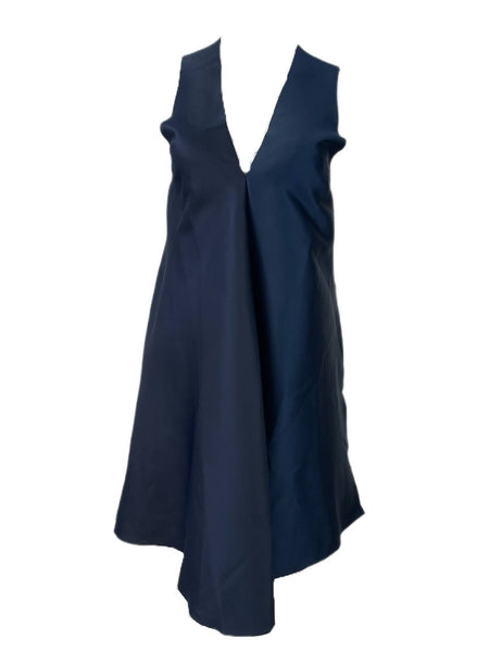 SOLACE London Navy Mayoa Criss Cross Back Top Size US 4 NWT