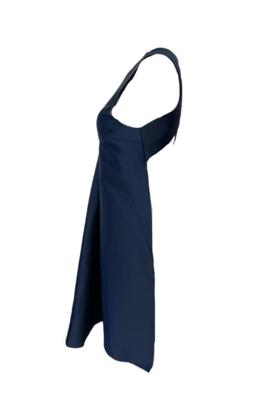 SOLACE London Navy Mayoa Criss Cross Back Top Size US 4 NWT