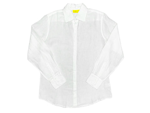 ROBERTA ROLLER RABBIT Men's White Solid Zoo Shirt Sz S $85 NEW