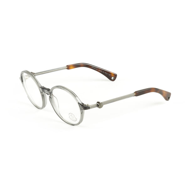 MONCLER Lunettes Grey Round Frame Eyeglass Frames MC019-V01 NEW