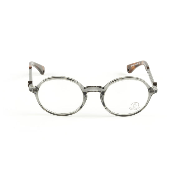 MONCLER Lunettes Grey Round Frame Eyeglass Frames MC019-V01 NEW