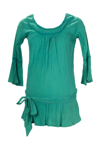 OLIAN Maternity Women's Jade 3/4 Sleeve Crinkle Blouse XS $85 NWT